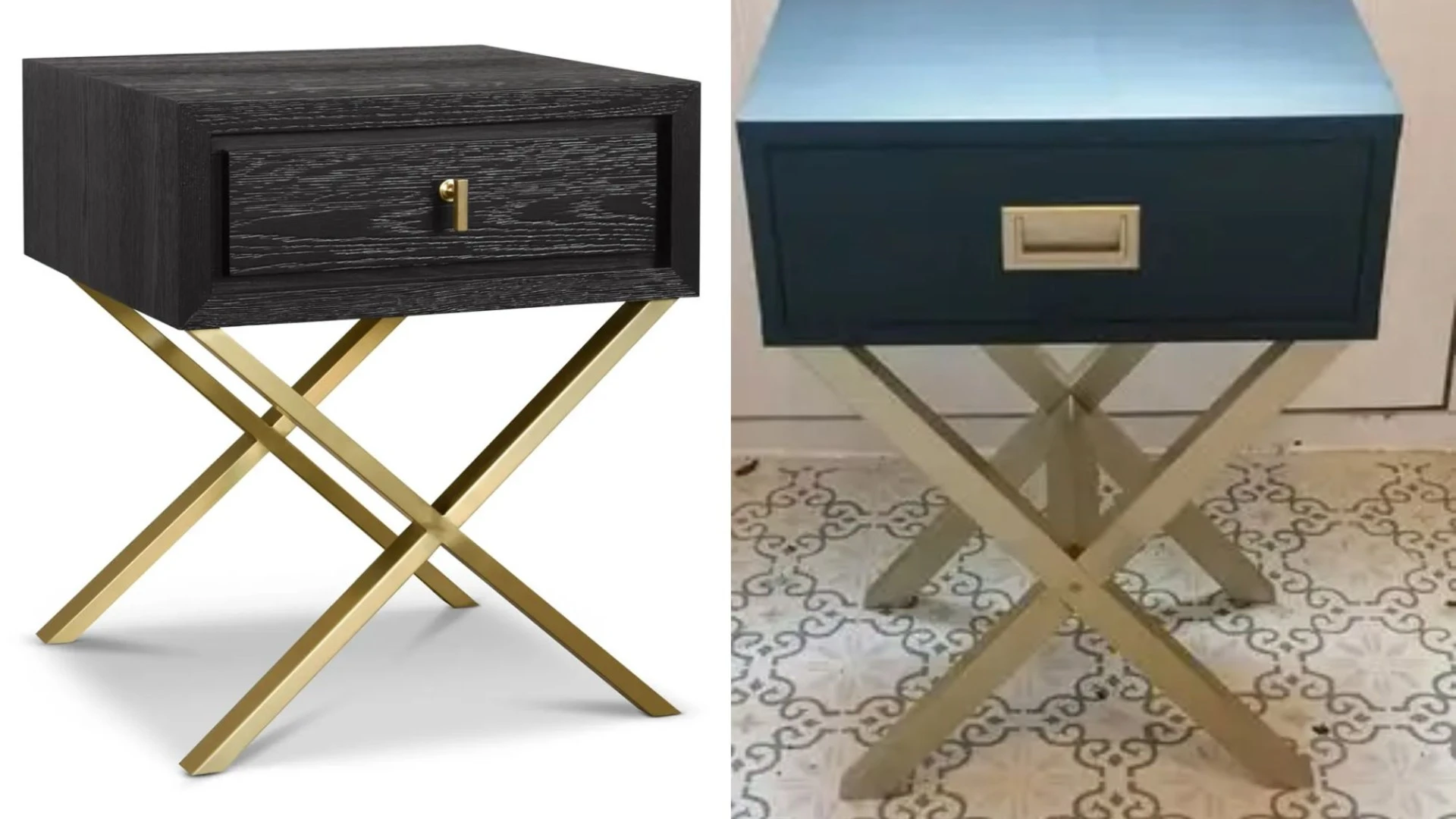The bedside cabinets I liked were £804 EACH, so I made my own for £35