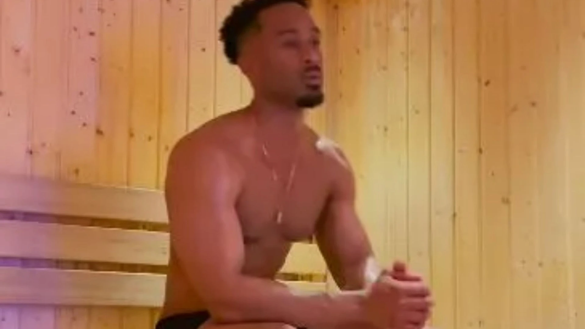 Love Island hunk sparks feud with show ex as he takes swipe at her
