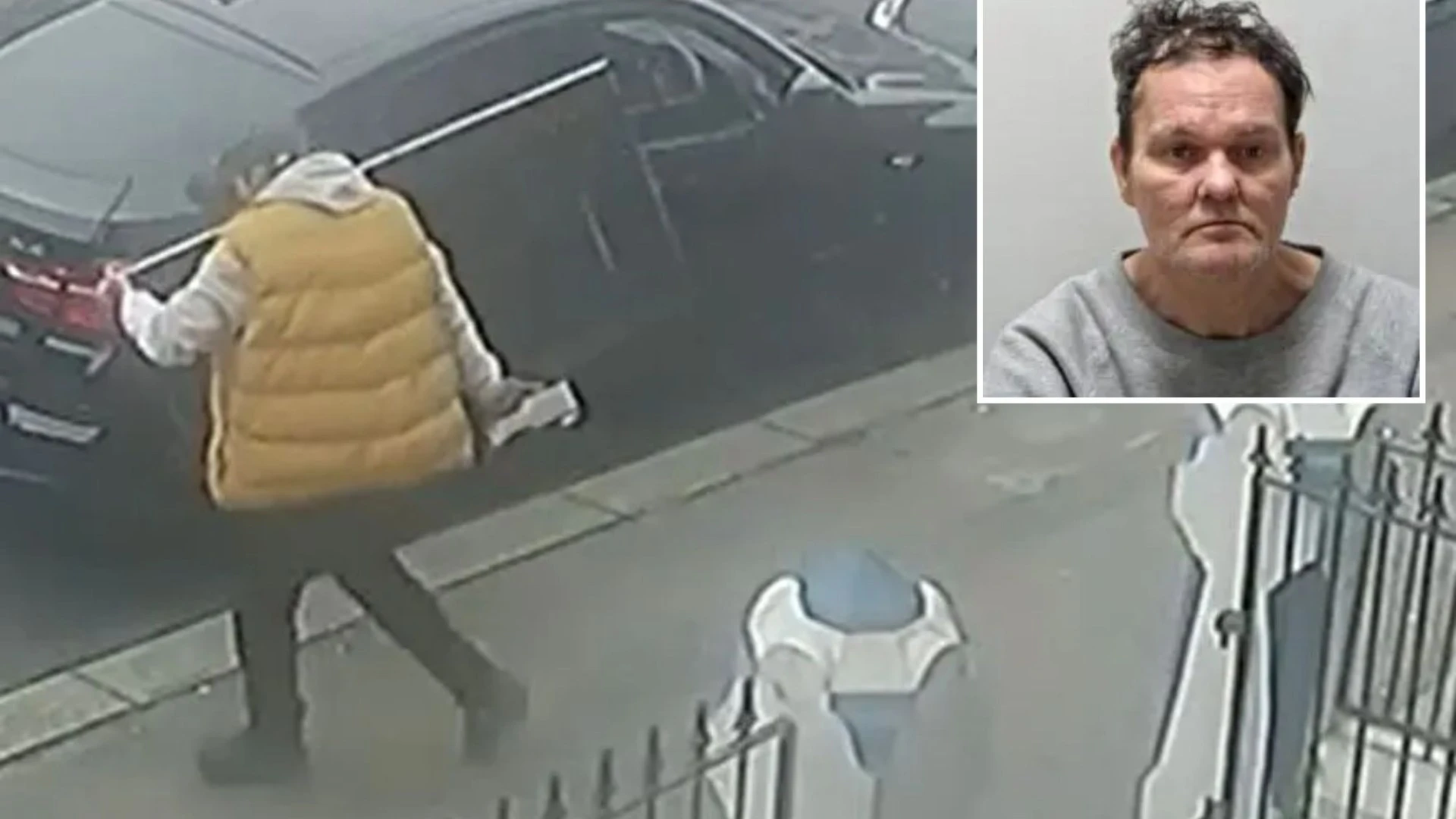 Moment killer returns to steal pal’s TV & clothes hours after brutal murder