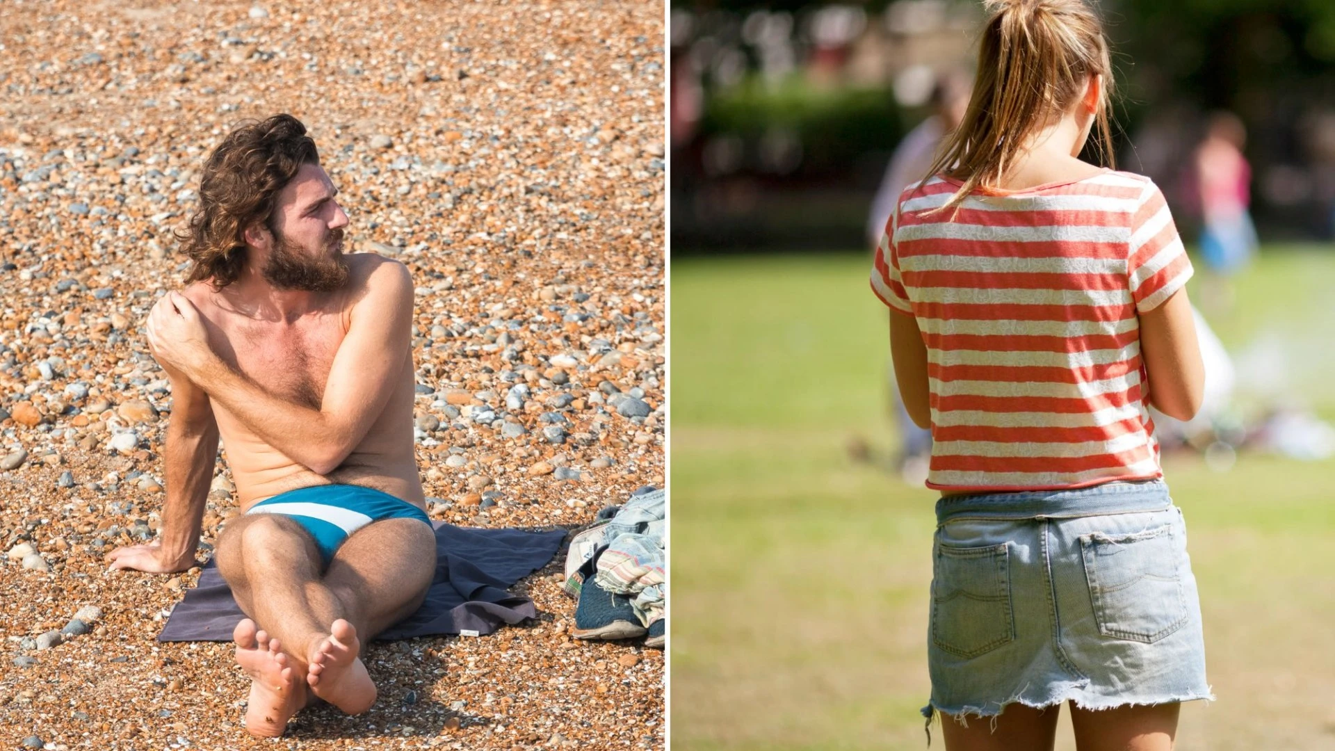 Men who go topless being warned it could be a deadly mistake this summer