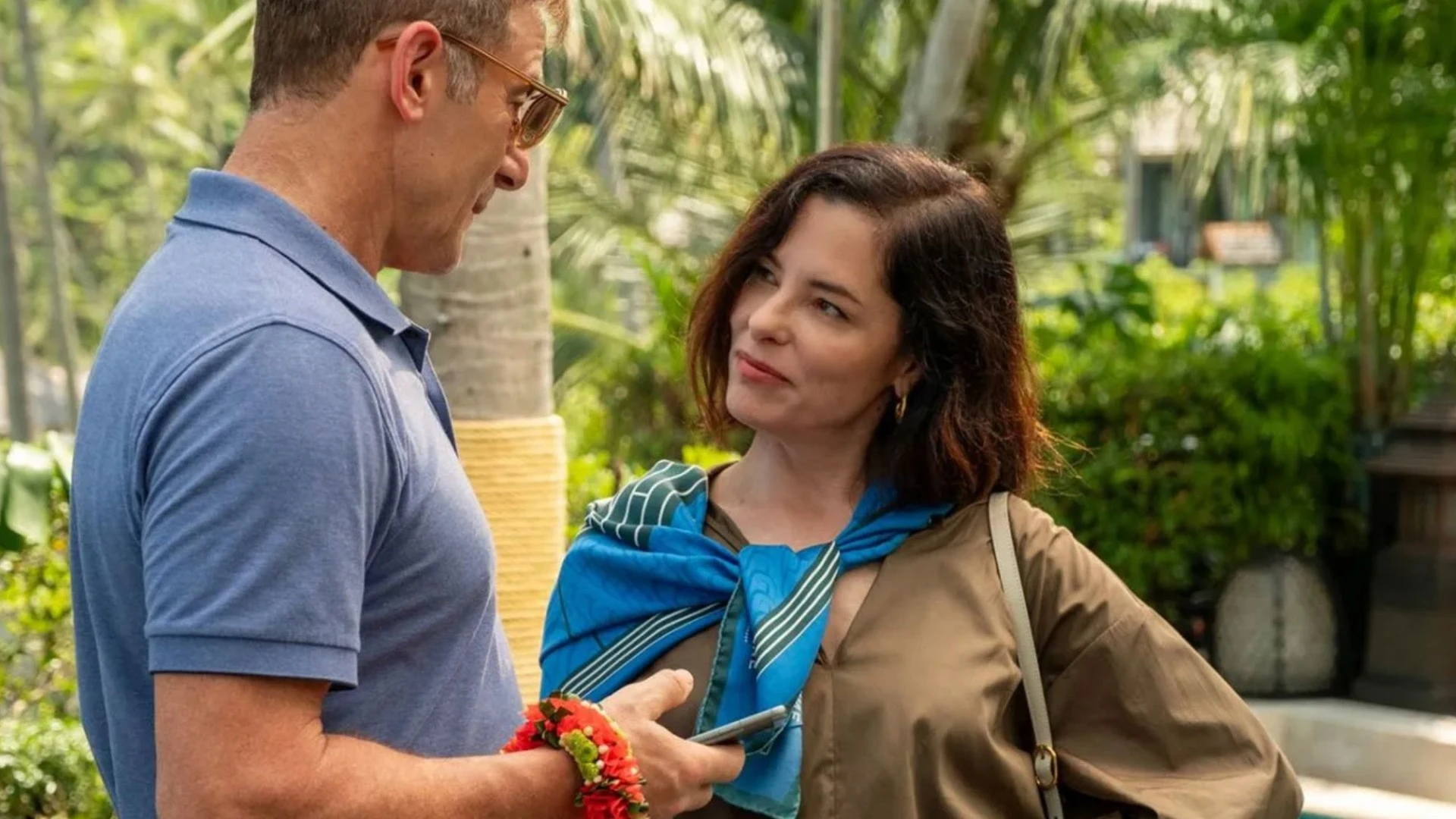 Secret White Lotus feud revealed between Jason Isaacs and Parker Posie