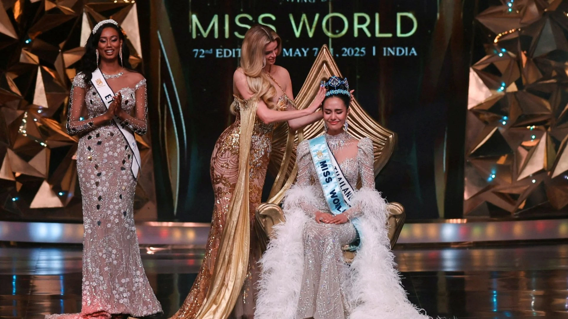 Miss Thailand crowned Miss World winner after Brit said she was ‘exploited’