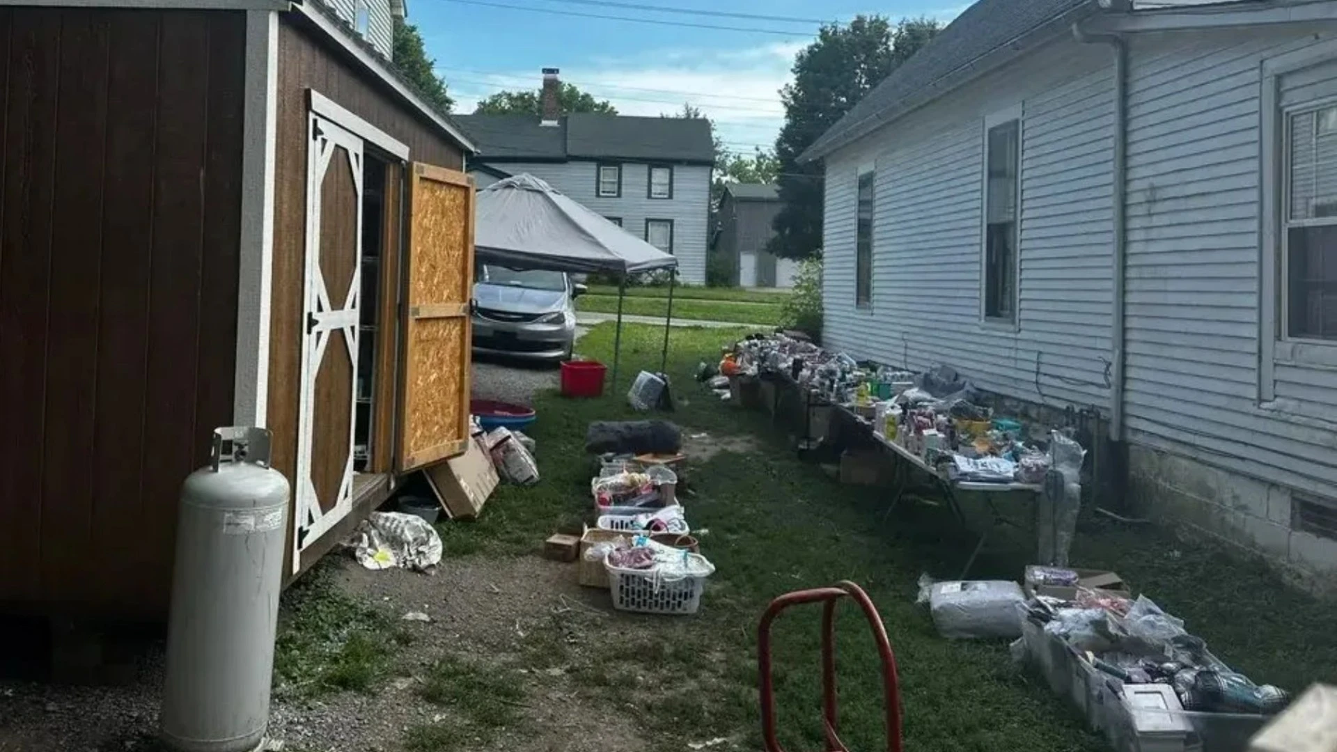 I can't stand my neighbour - she is always trespassing & has sheds full of junk