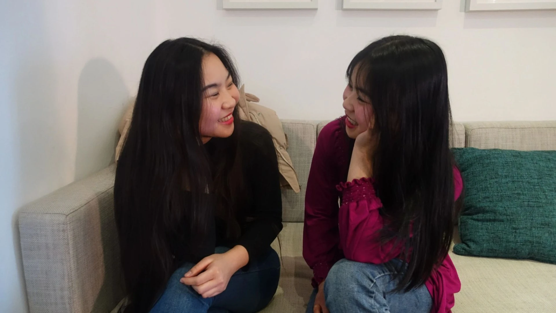 Twins raised 7,000 miles apart meet 17 YEARS after violent kidnap