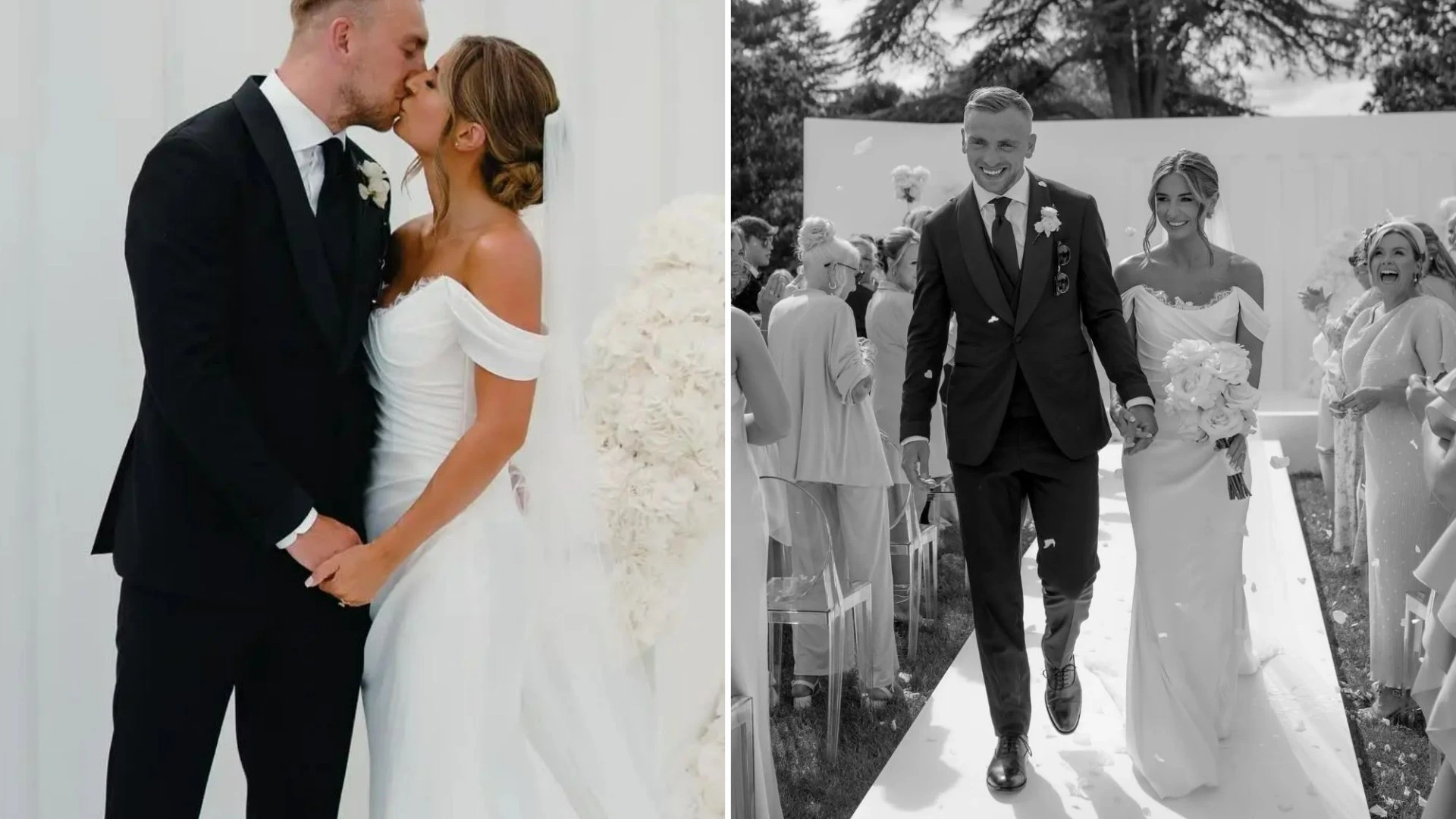 Dani Dyer stuns in white gown as she and footballer Jarrod Bowen get married