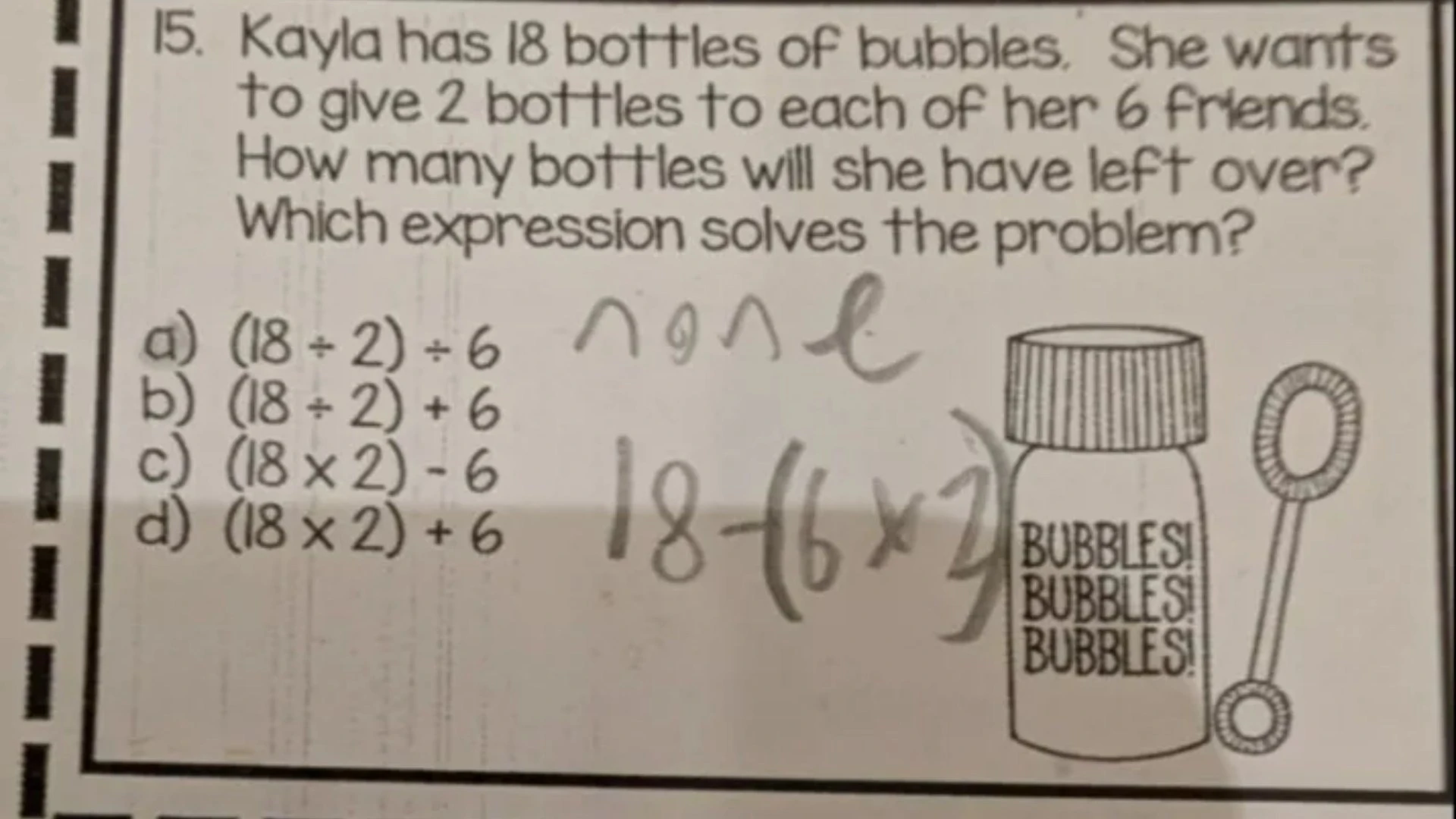 Dad left baffled by 10-year-old’s maths homework - but can you work it out 