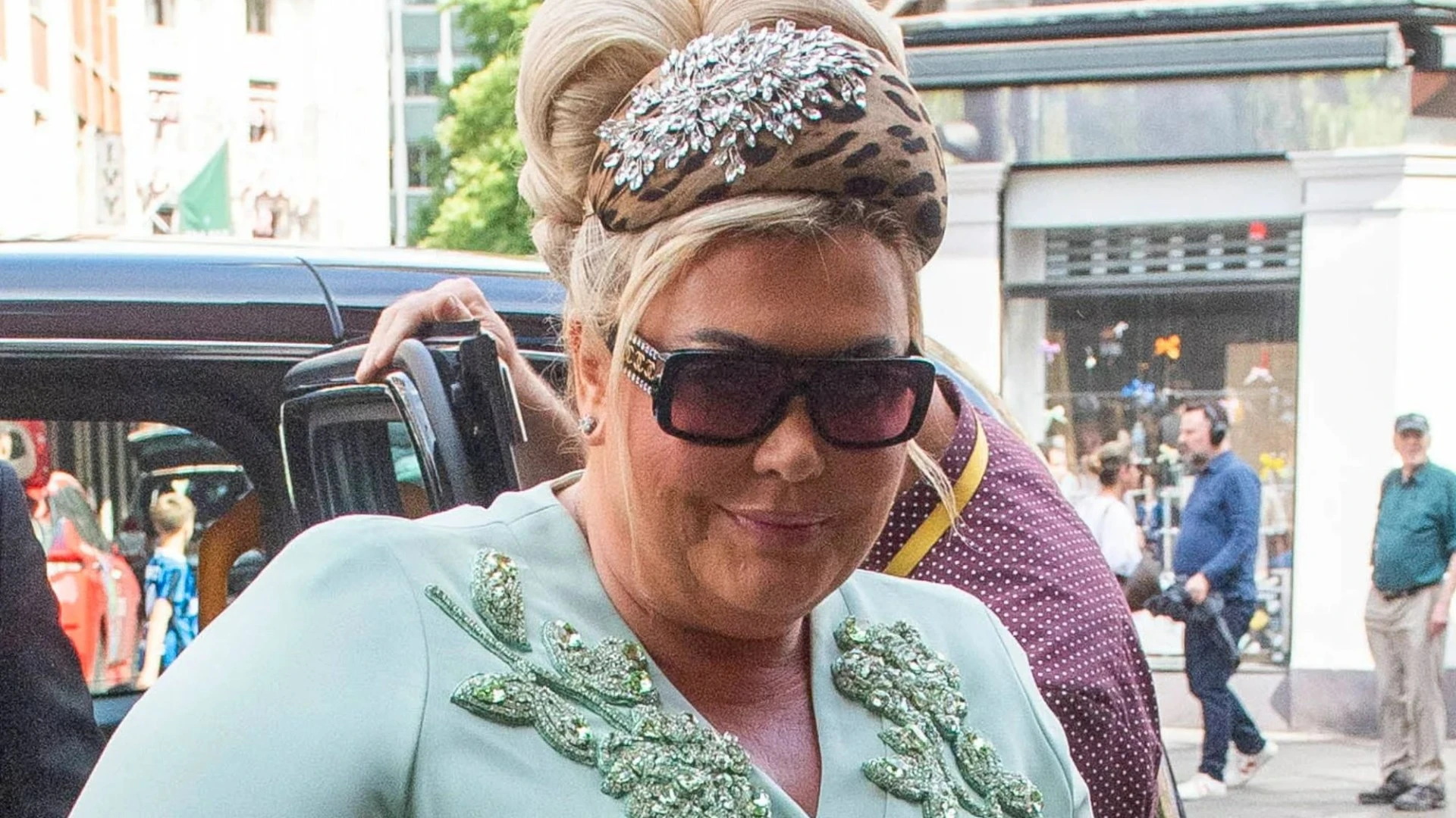 Gemma Collins, Davina and Jessie Wallace lead stars at DJ Fat Tony’s wedding