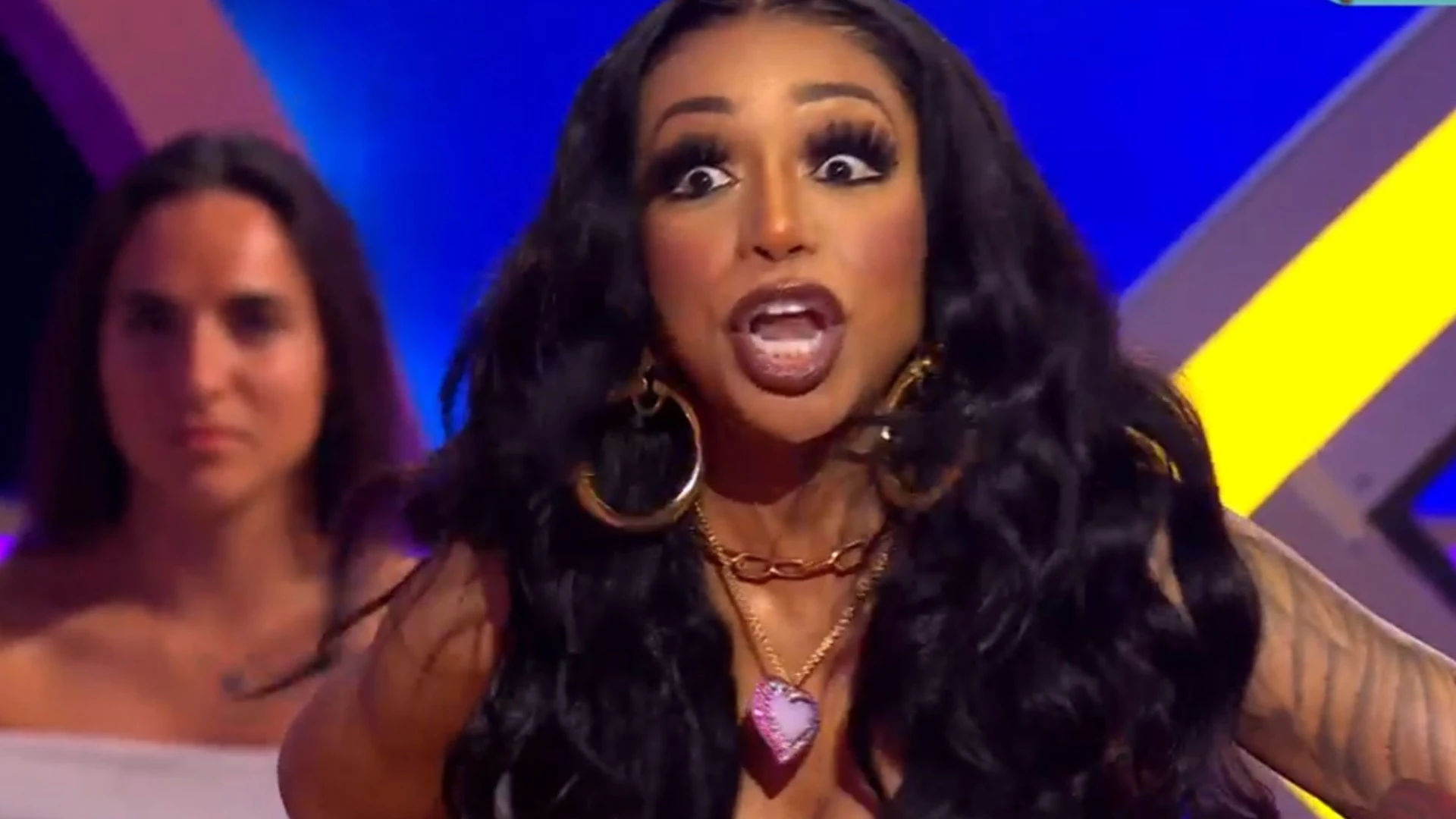 Watch shock moment Tiffany Pollard takes cruel swipe at CBB's Donna on live TV