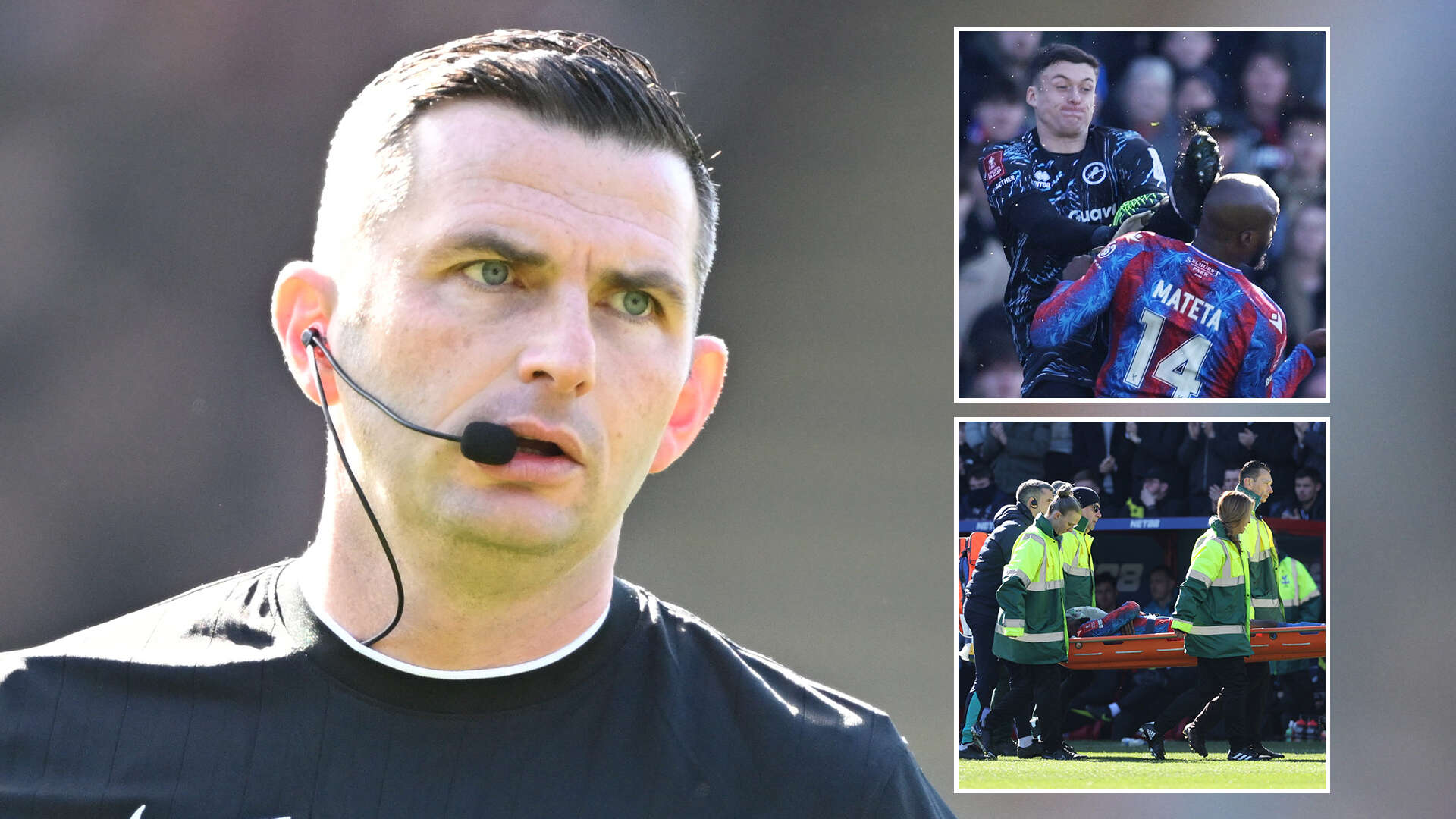 Michael Oliver NOT given Premier League game after horror kung-fu kick blunder