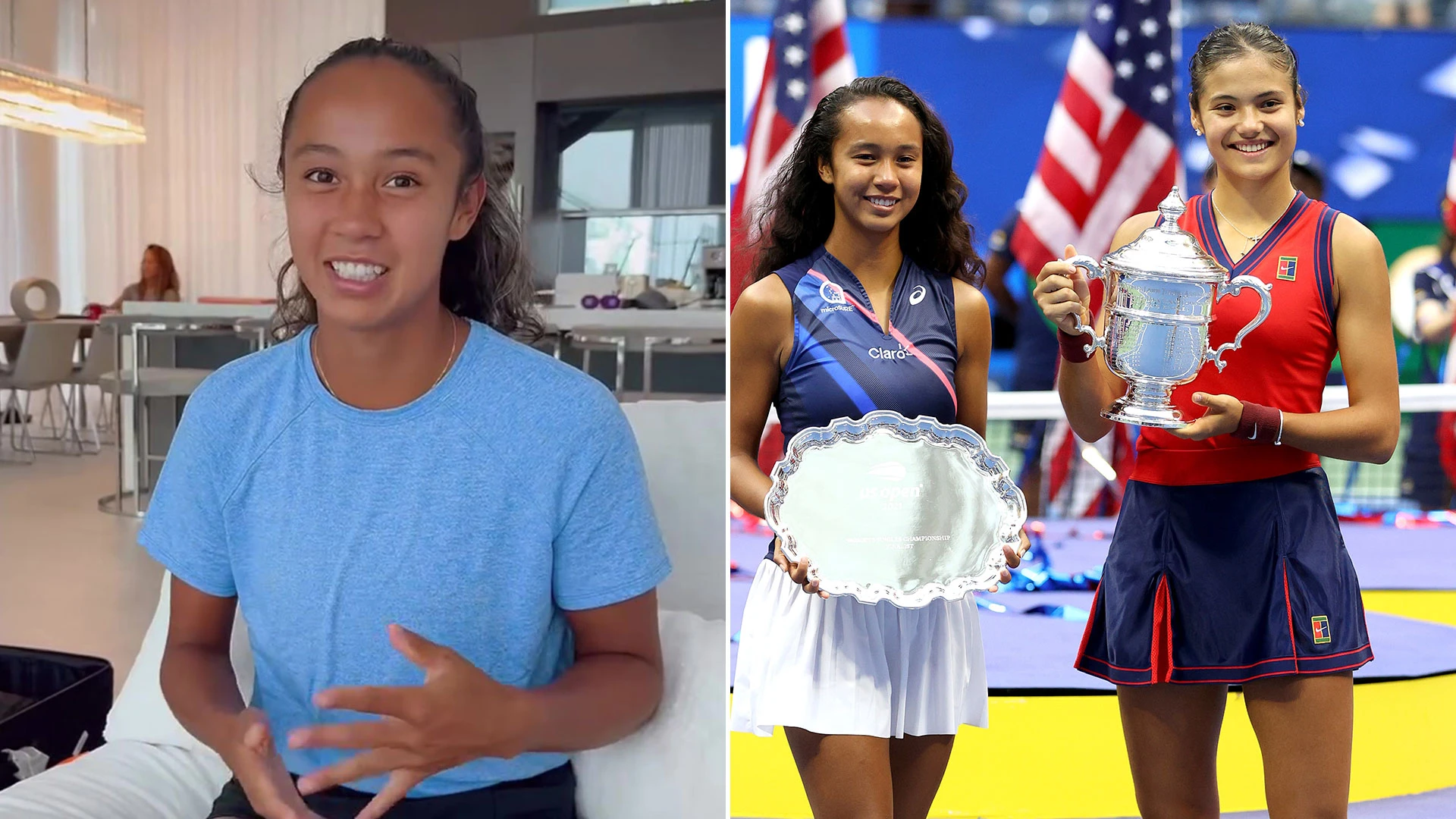 Emma Raducanu's US Open final opponent asks lucky fan out on DATE