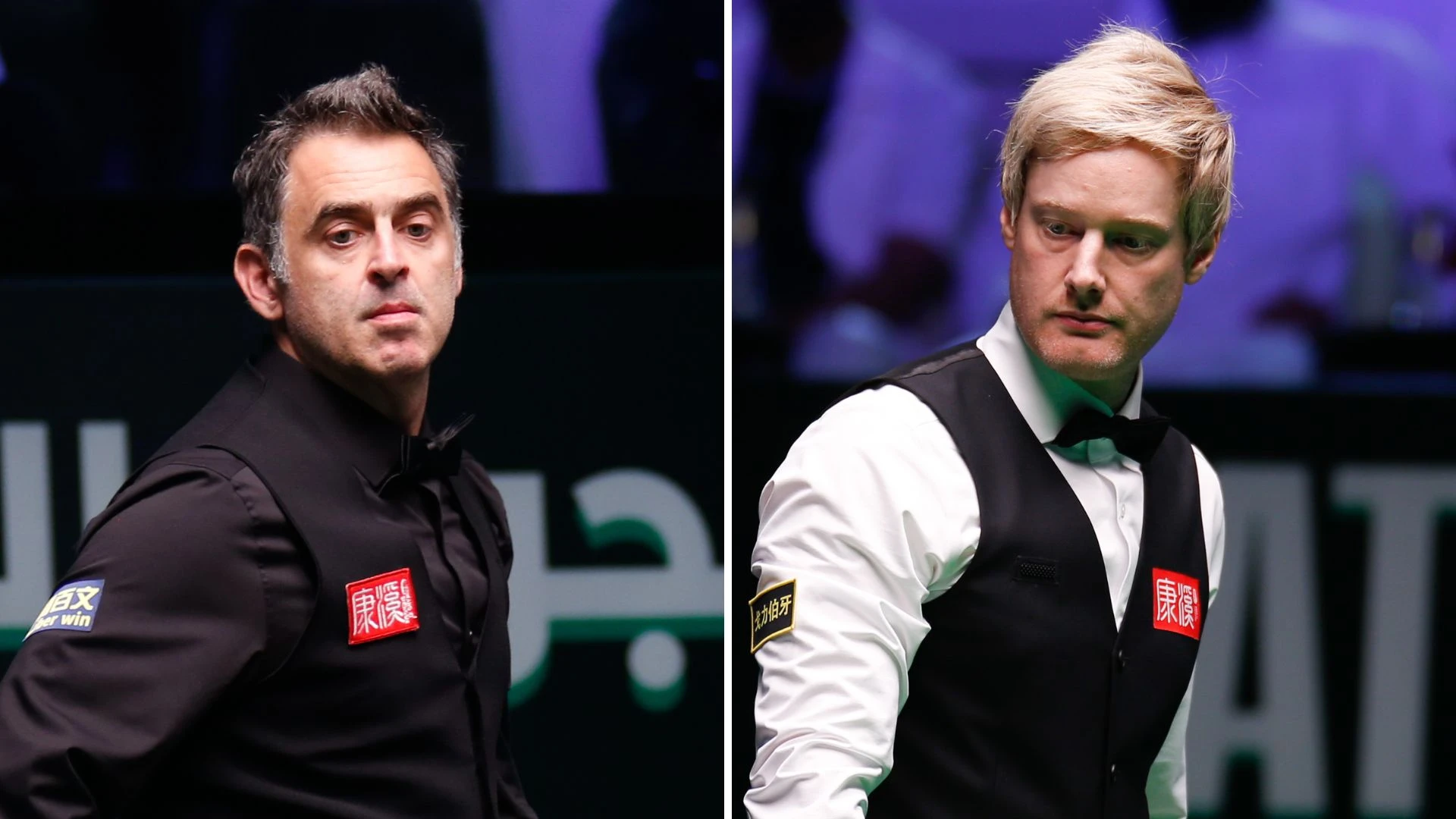 Ronnie O'Sullivan fighting back vs Neil Robertson in £500k final