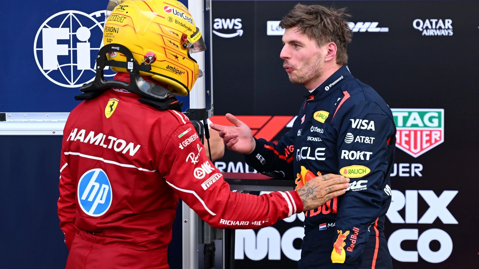 Hamilton given grid penalty after error saw him apologise to Verstappen