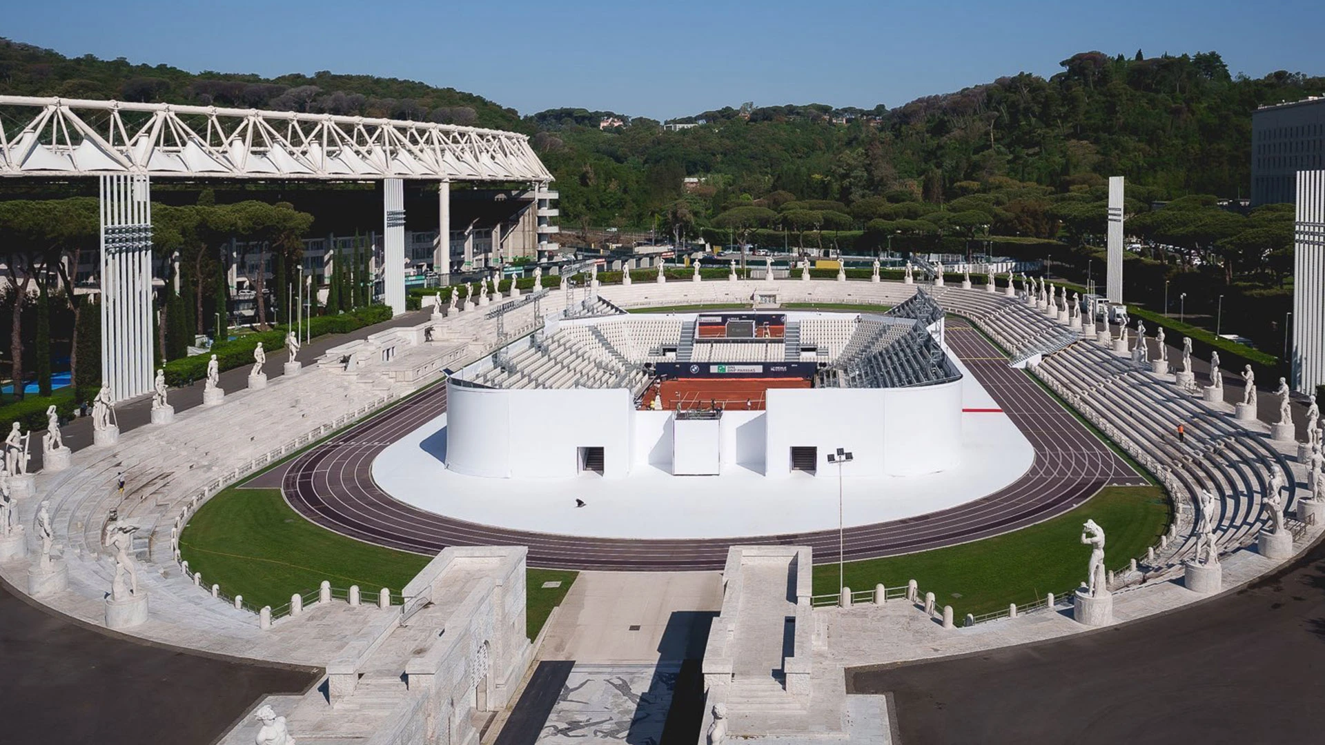 Fans to get first look at chic new triple-stadium next to iconic football venue