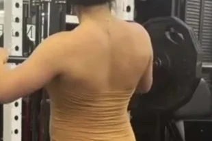 Gymgoers left stunned as woman appears to work out 'naked'