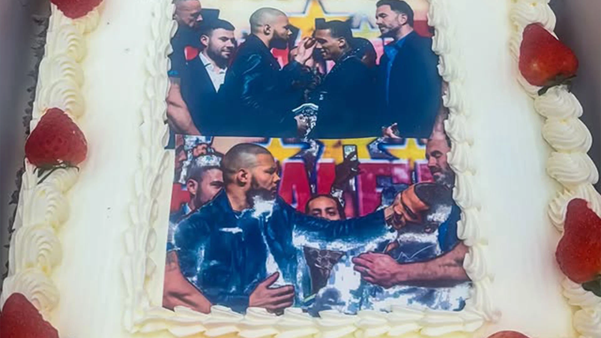 Eubank Jr pokes fun at Benn with 36th birthday cake ahead of bitter rematch
