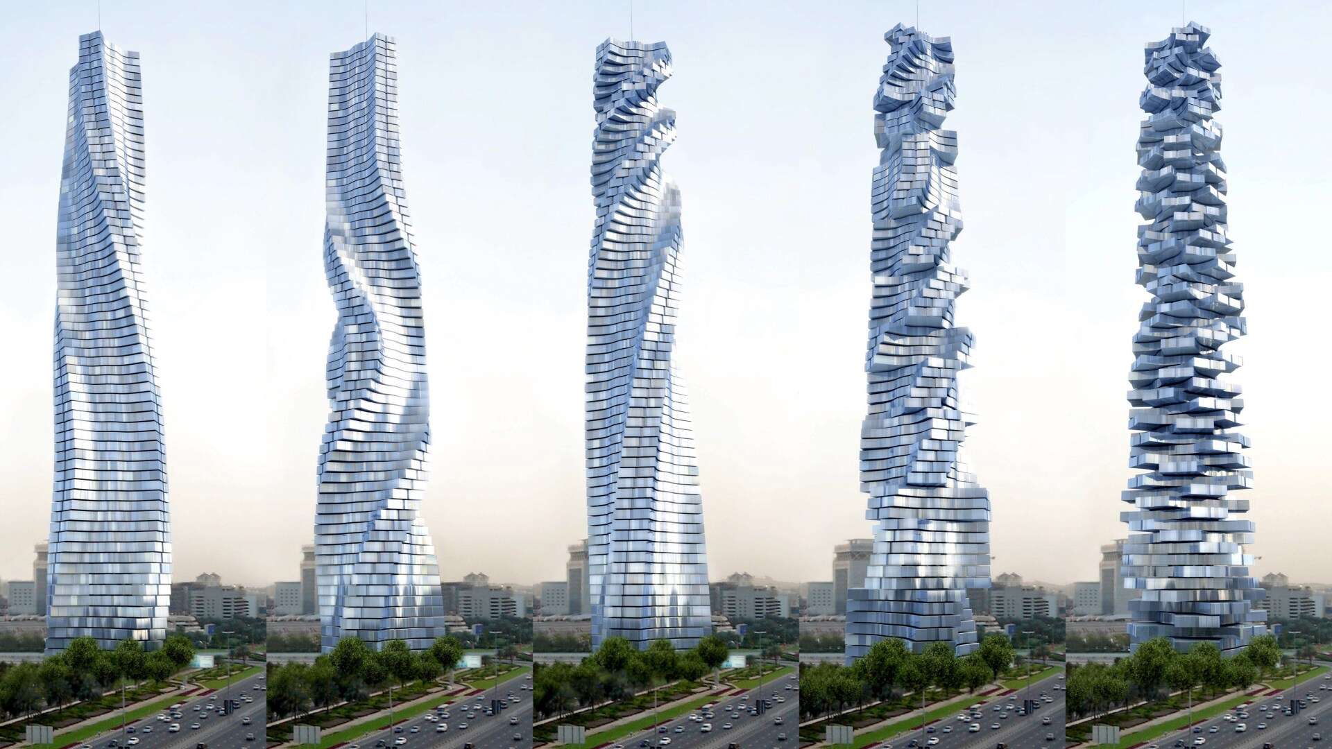 Crazy plan for SPINNING skyscraper taller than The Shard with 80 rotating floors