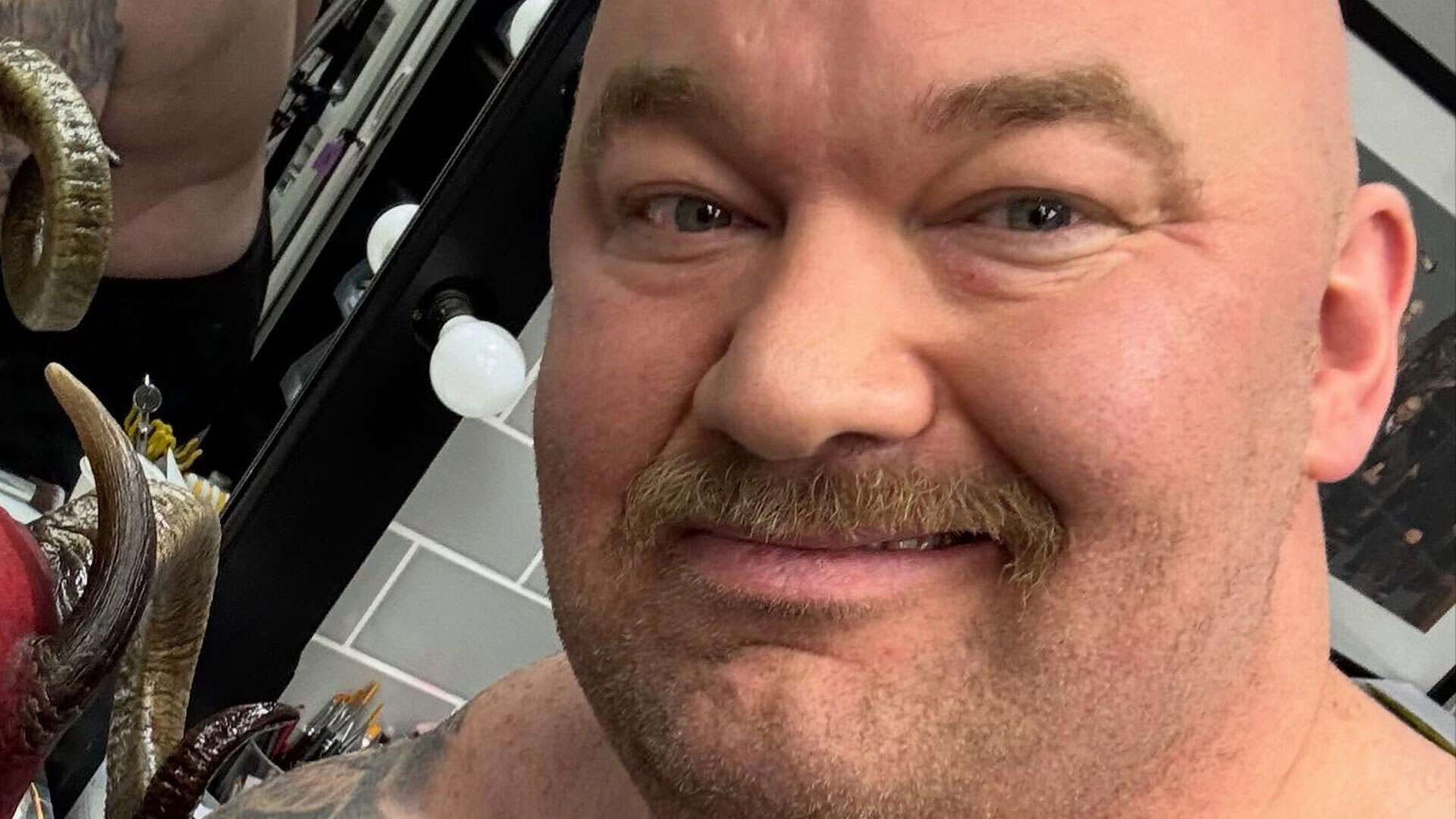 Game of Thrones strongman unrecognisable & 'ages 15 years' after shaving head