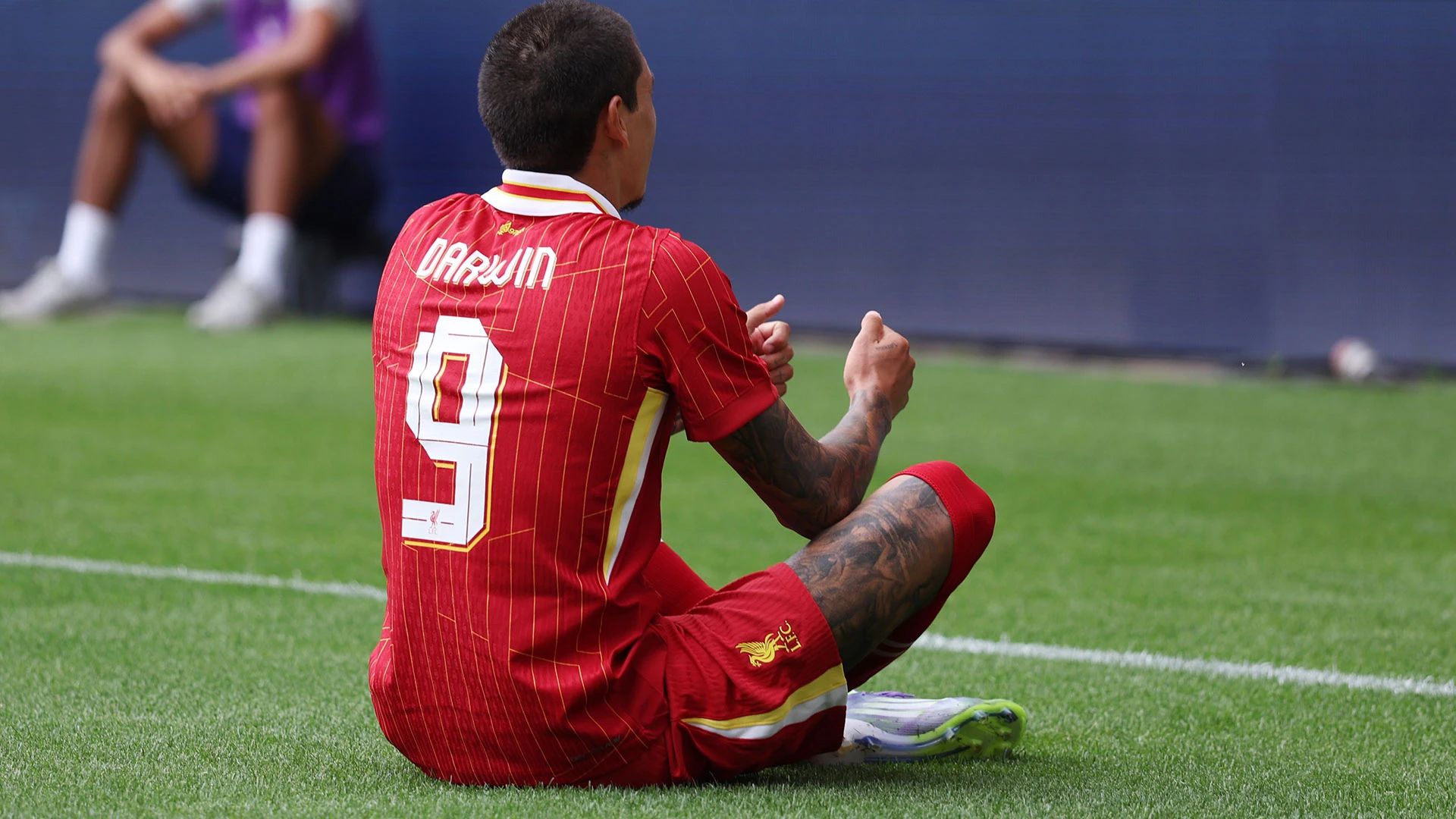 Nunez performs late Liverpool team-mate Jota's celebration after scoring