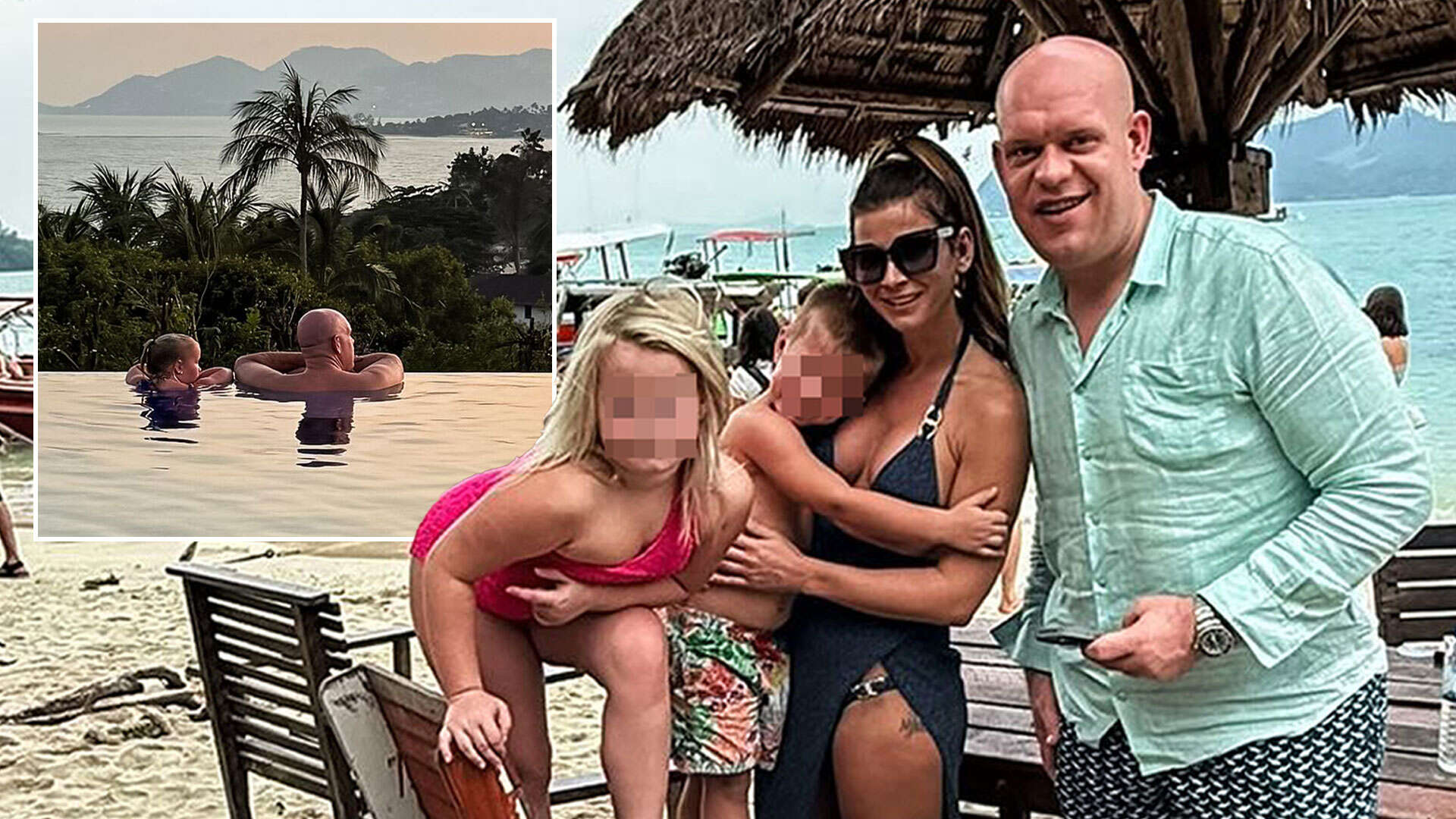 Inside Michael van Gerwen's family holiday including visit to Pig Island