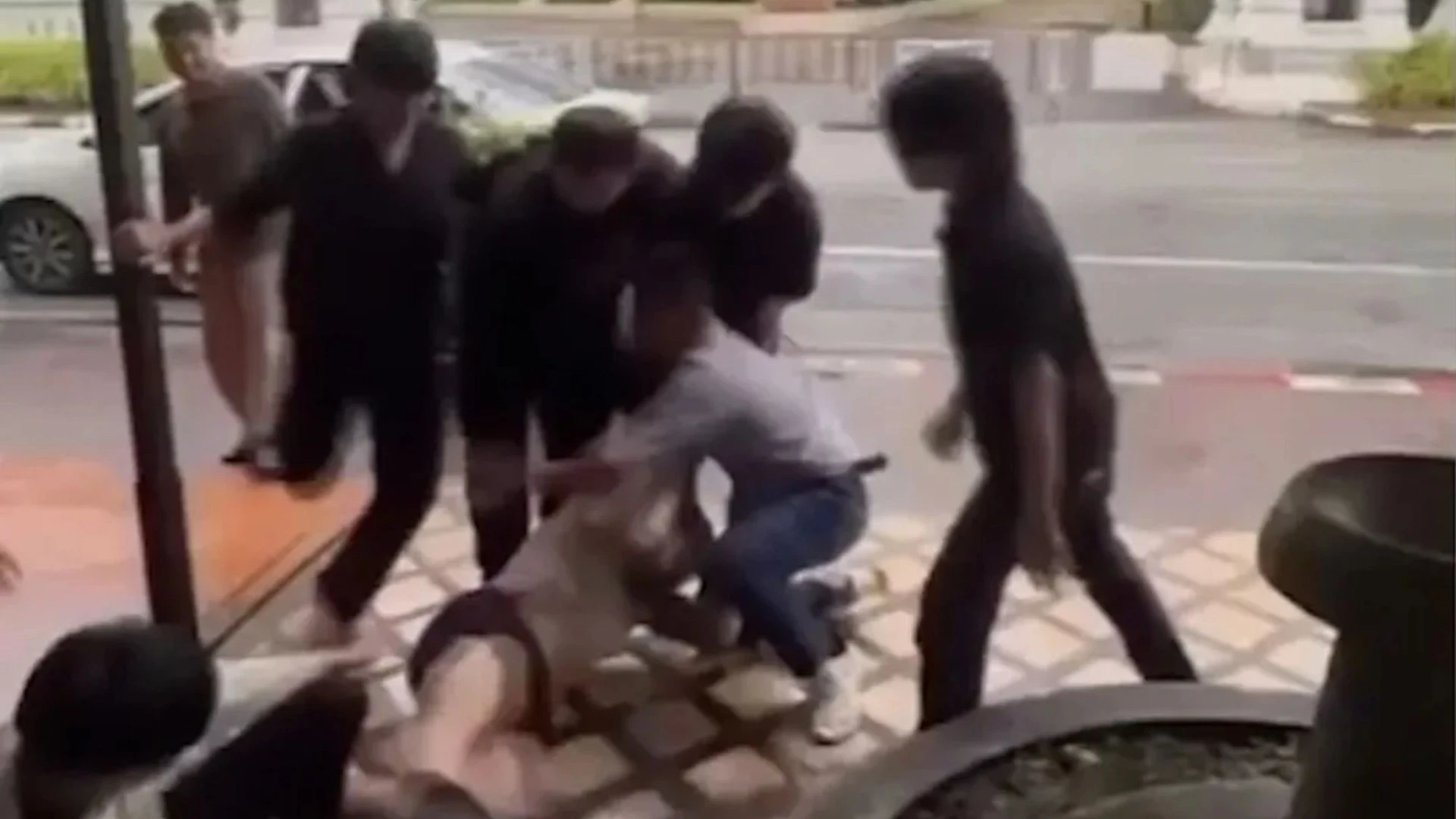 Horror moment Brit is dragged out of bar & beaten for refusing to pay bill