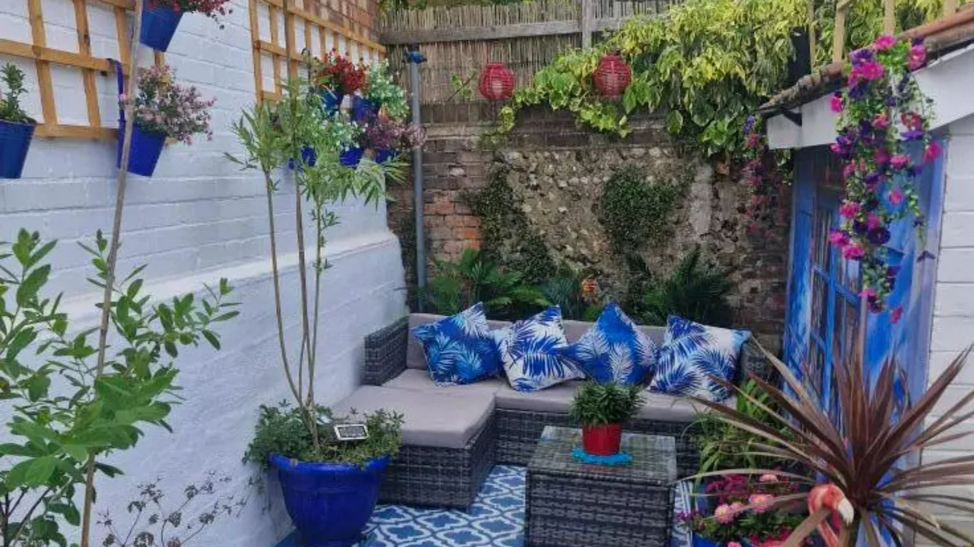 I brought Santorini to my Suffolk garden for less than £100 with Temu bargains