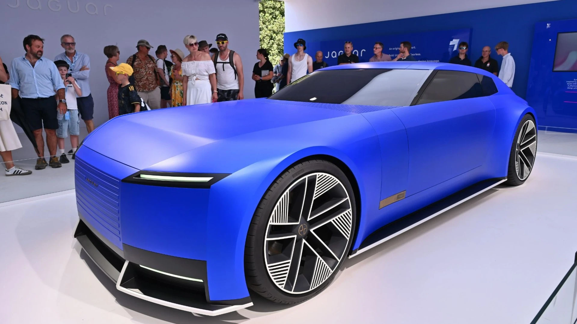 New Jaguar car that lead disastrous 'woke rebrand' seen for the first time