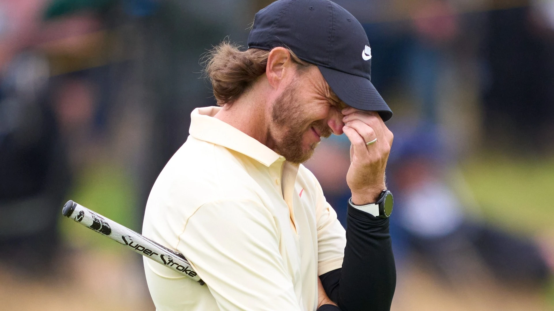 Fleetwood's X-rated reaction to 'awful' bad luck after Open caddie blunder