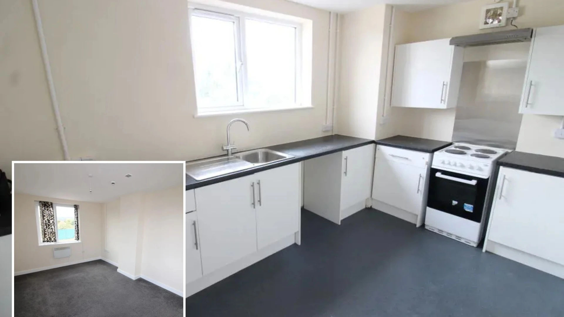 Flat with modern interiors looks too good to be true…until you see outside