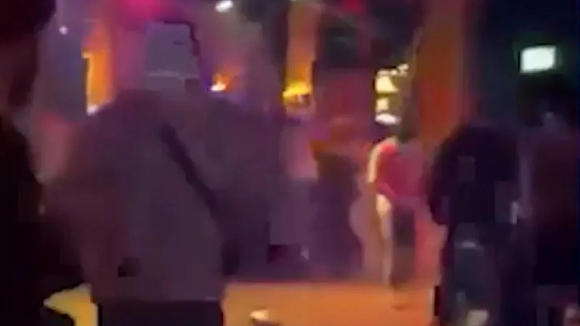 Shocking moment gunman opens fire in UK nightclub injuring three