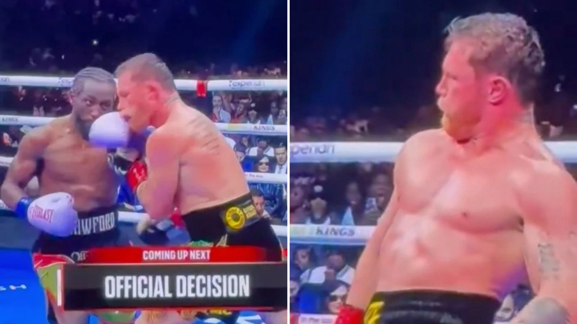 Crawford's punch instantly goes viral after he stuns Canelo