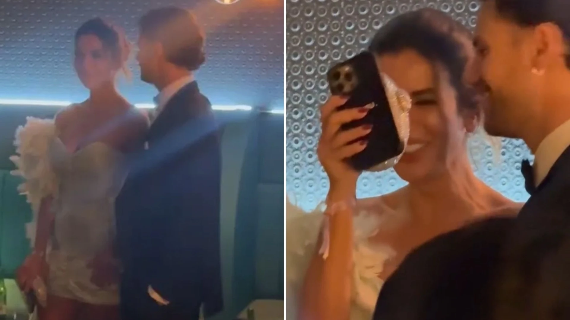 Love Islanders overheard planning secret date as they cosy up at NTA party
