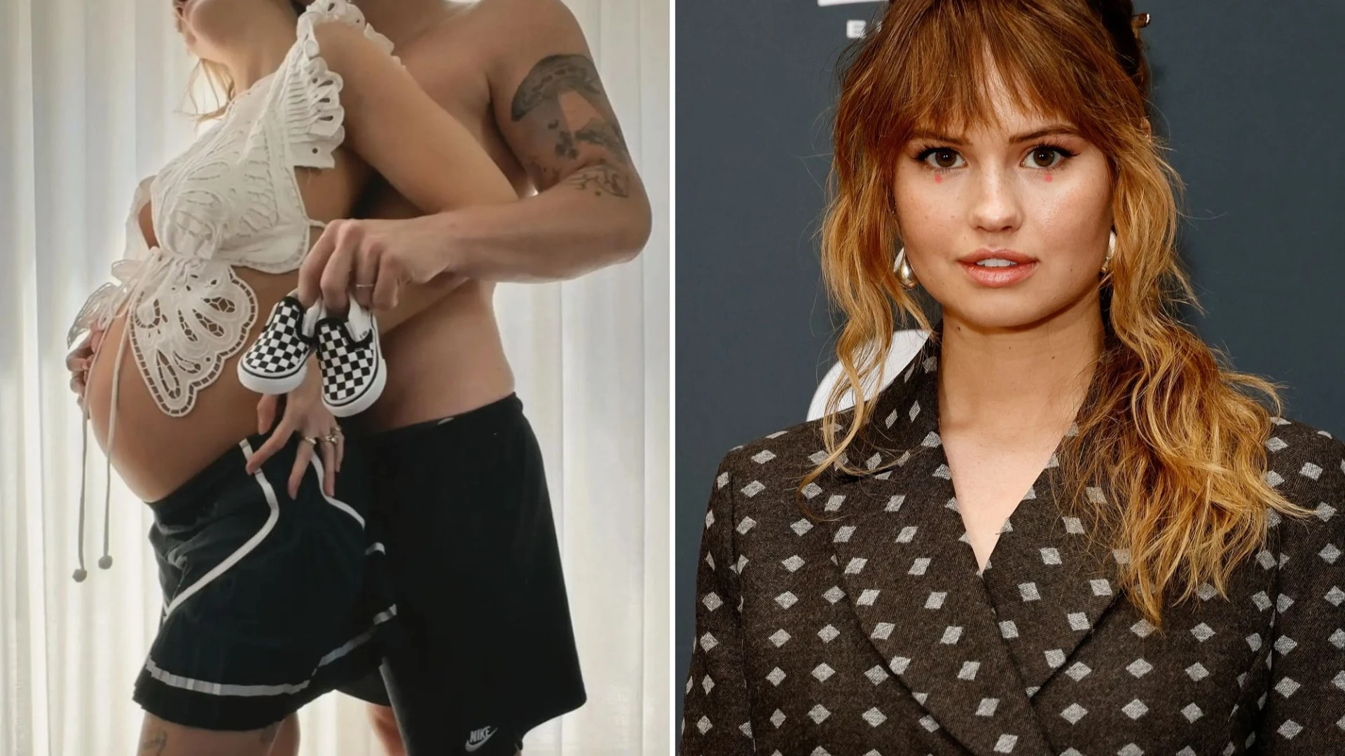 TV star reveals she's expecting first baby with pop star husband