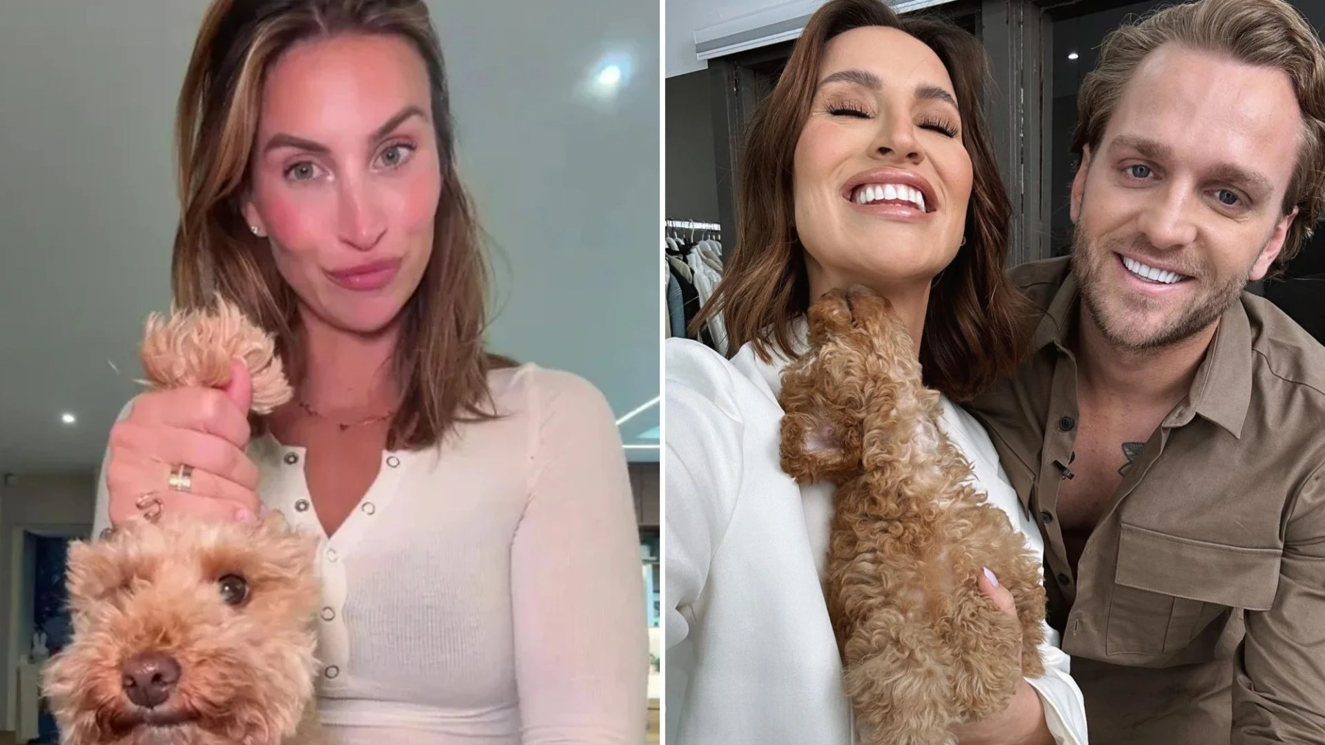 Ferne McCann slammed for taking part in 'cruel' TikTok trend using her dog