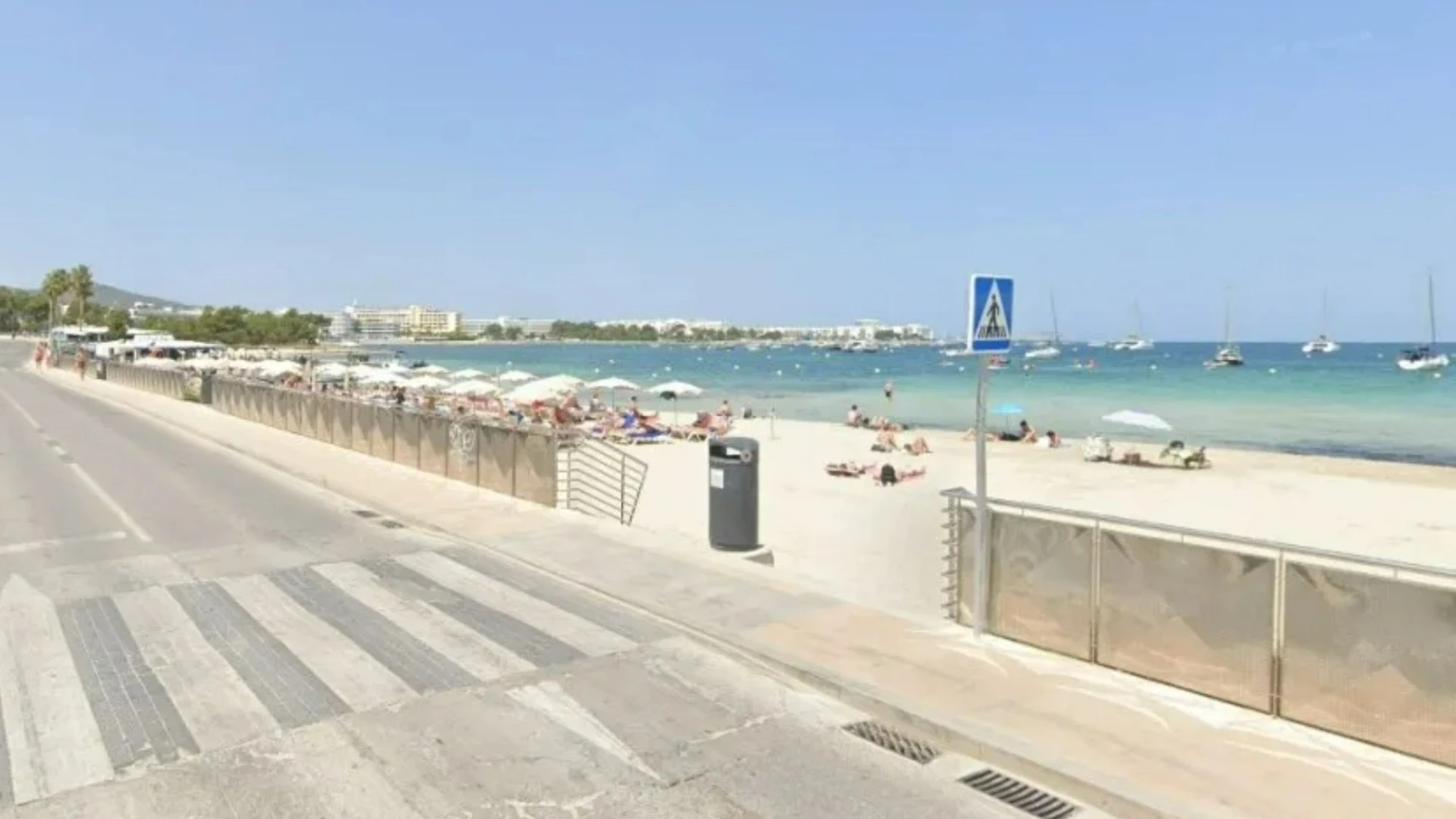 Brit, 23, rushed to hospital after car ploughs into crowd in holiday hotspot