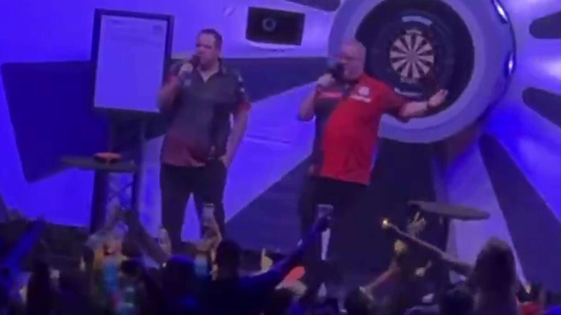 Amazing moment Bunting and Lewis belt out Robbie Williams' Angels