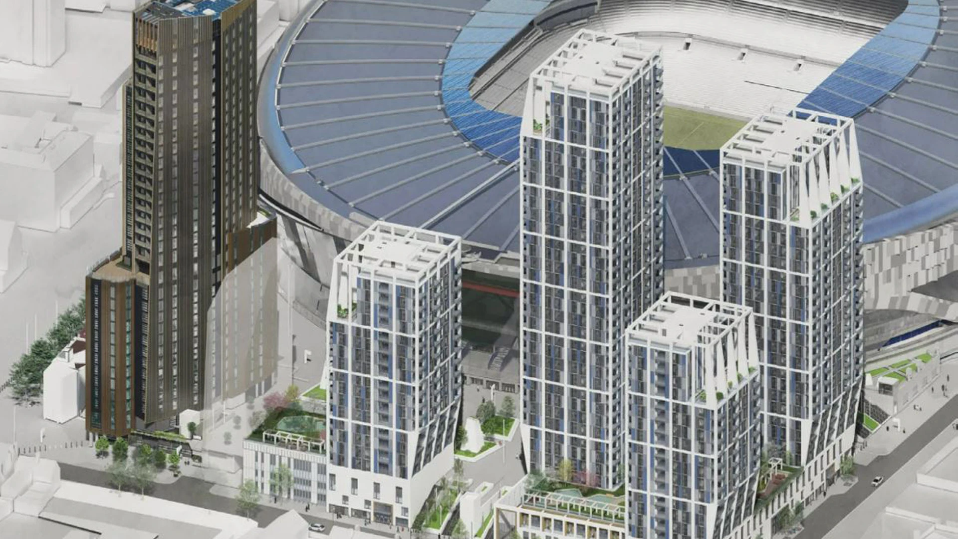 Spurs unveil new stadium plan that could allow residents to watch games for free