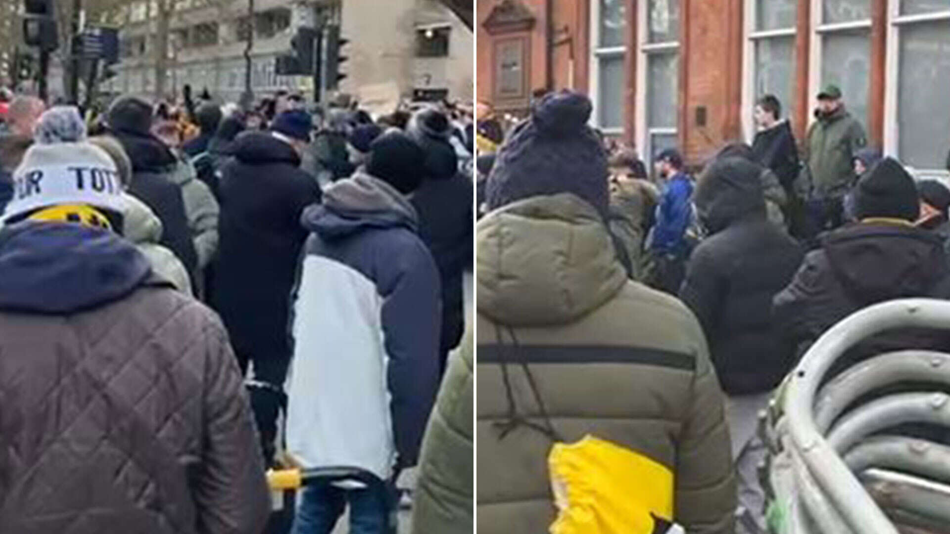 Fuming Spurs fans flood streets and chant 'we want Levy out' in huge protest