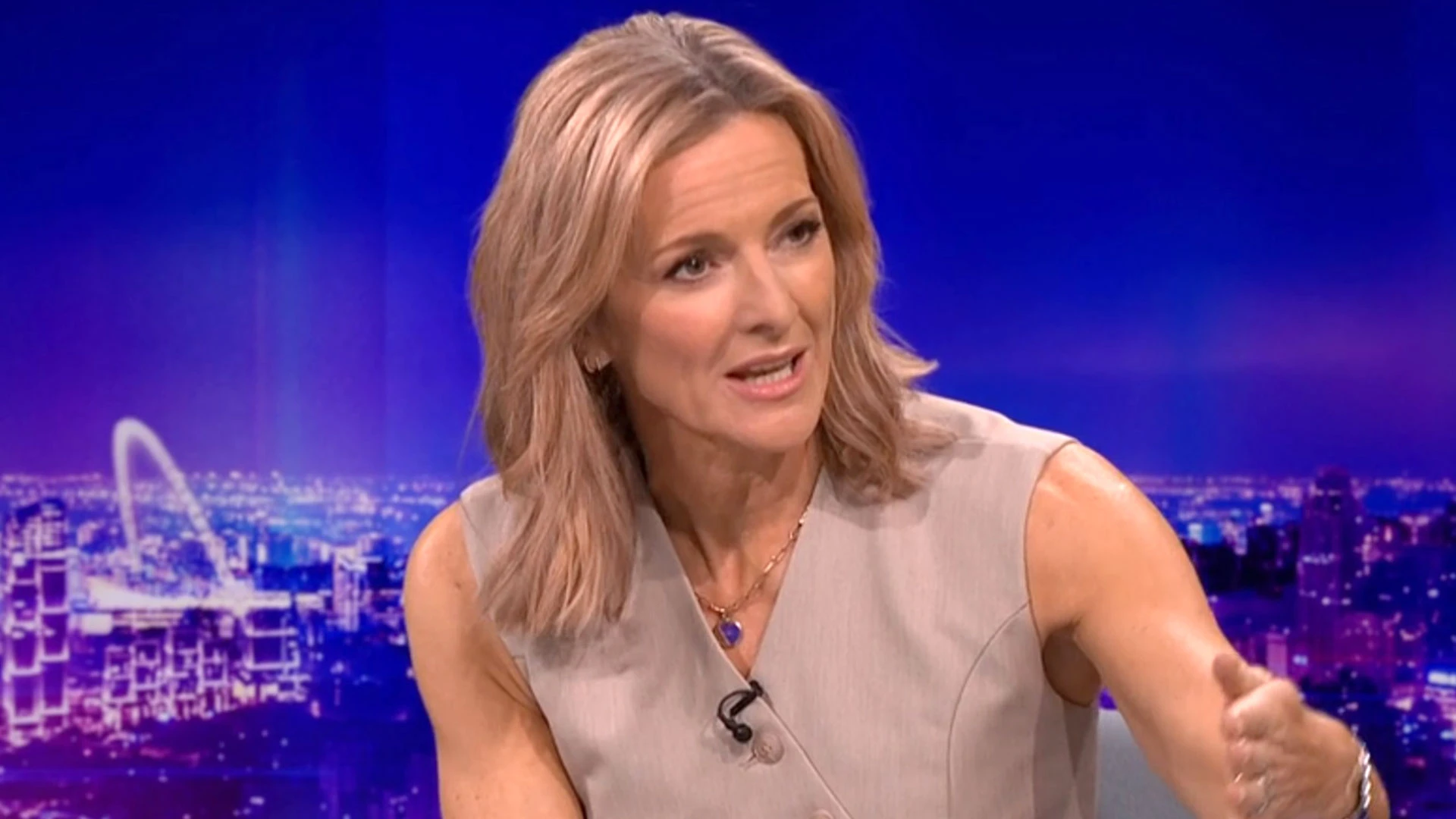 Gabby Logan catches out Match of the Day pundit for watching Ryder Cup