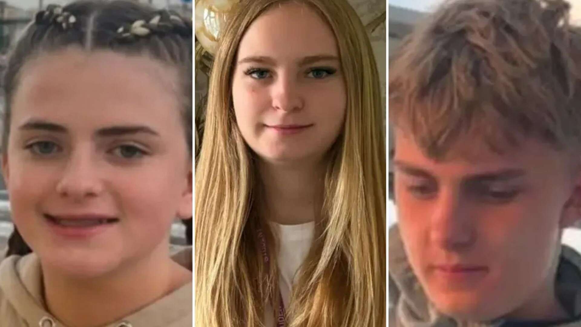 Fears grow for three missing siblings, 13 & 15, who vanished together 4 days ago