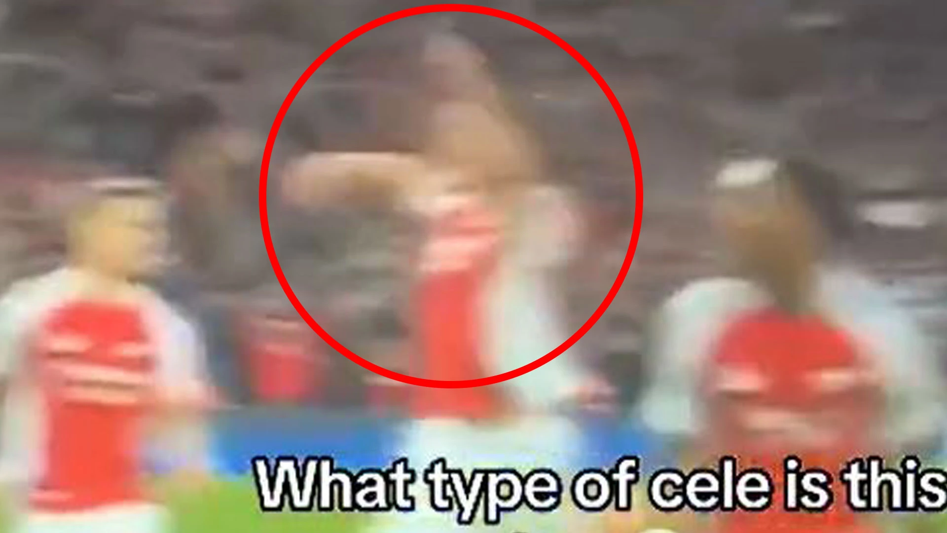Eagle-eyed fans spot Arsenal star fly into shot with 'Squidward' celebration
