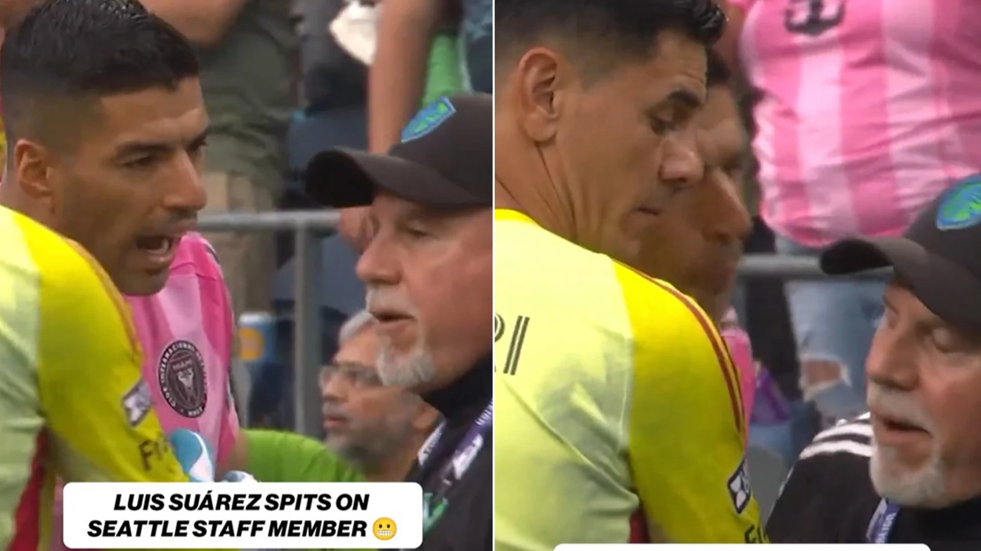 Luis Suarez gets 6-game ban for SPITTING at rival but he may not serve it