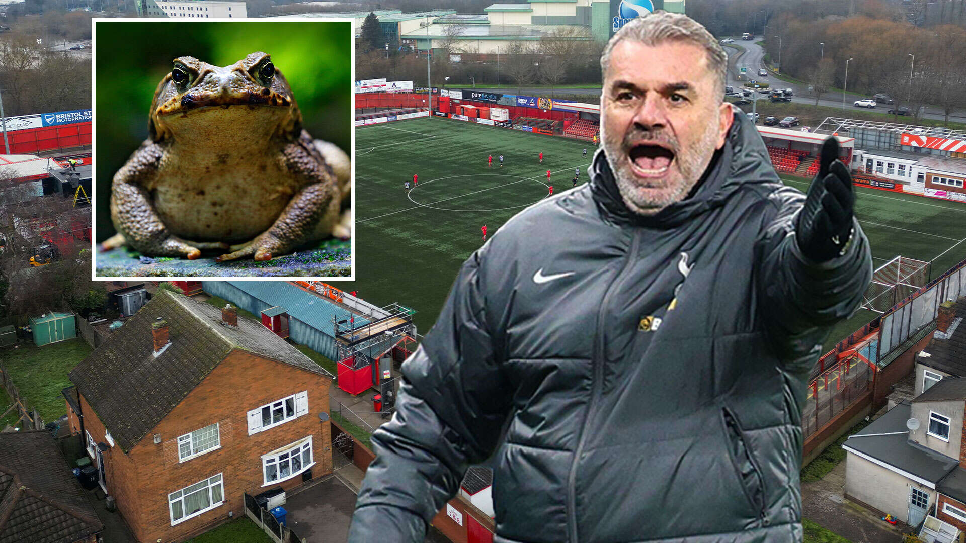 Postecoglou talks playing on pitch full of TOADS ahead of 3G Tamworth tie