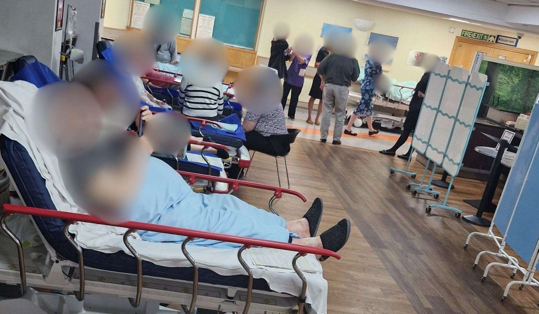 Patients treated in Costa Coffee as hospital turns cafe into makeshift ward