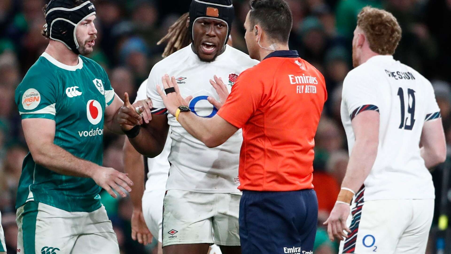 Itoje leads by example but Mitchell rues missed tackle on return vs Ireland