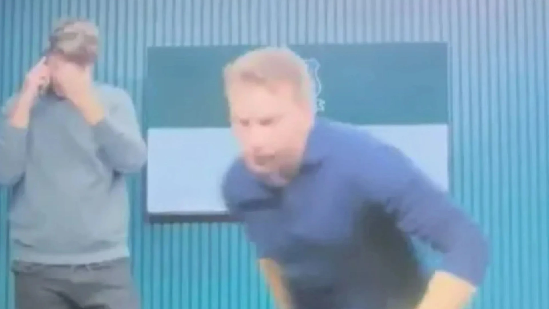 Ex-Man Utd star walks off set after League 1 clash as fans think he'll resign