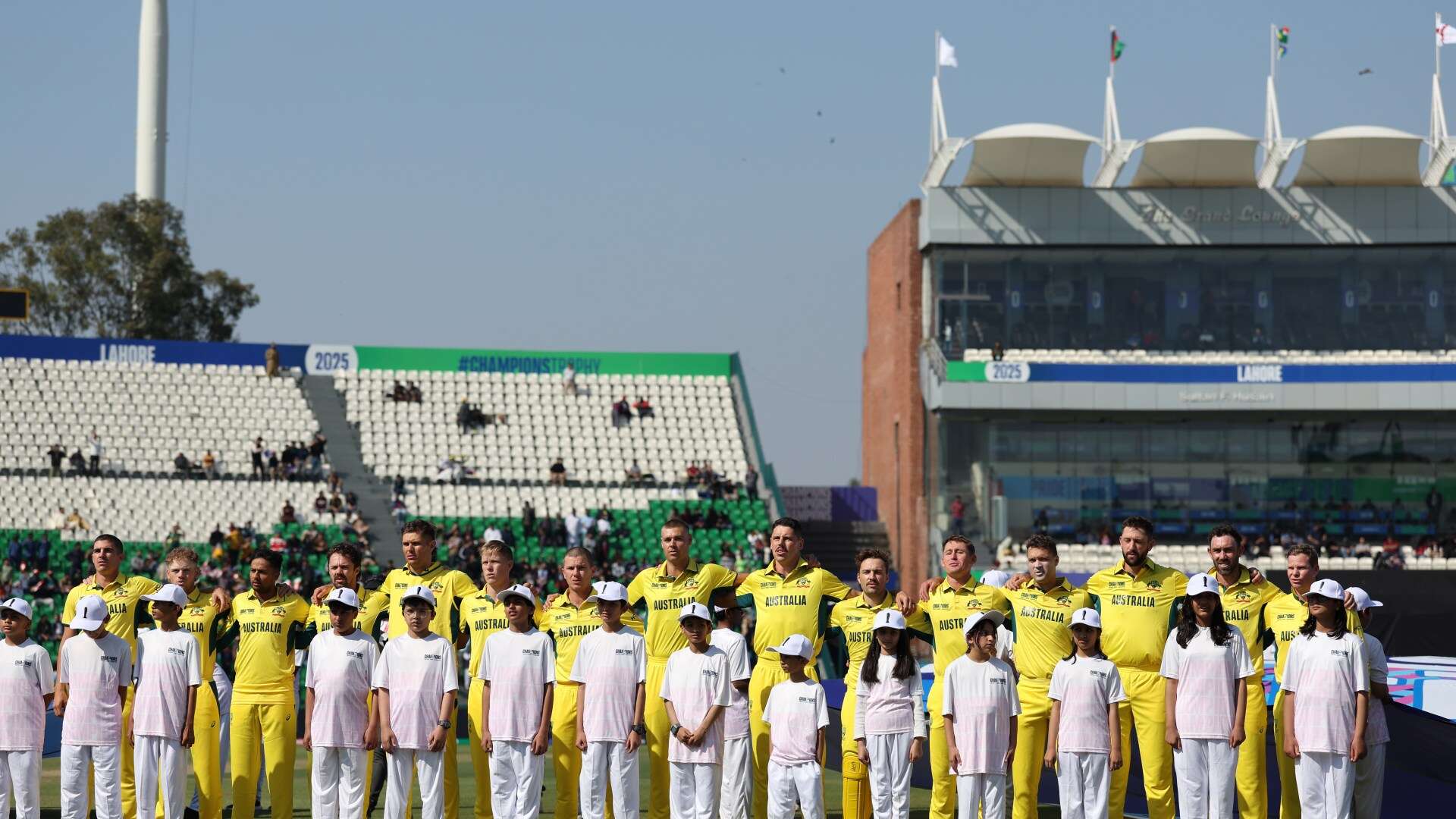 Awkward moment wrong national anthem played during England cricket clash