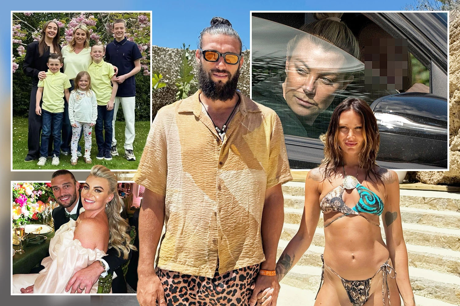 Andy & Billi war to EXPLODE as he flaunts new girl & she looks after kids
