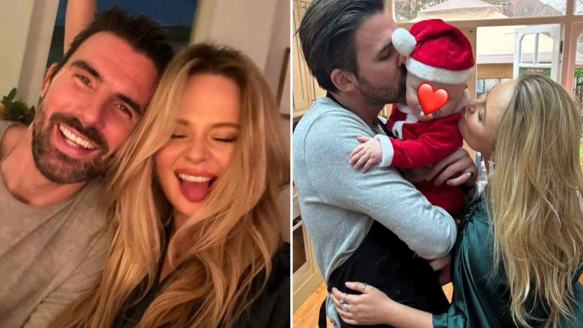 Emily Atack shares snap of boyfriend Alistair Garner and their baby