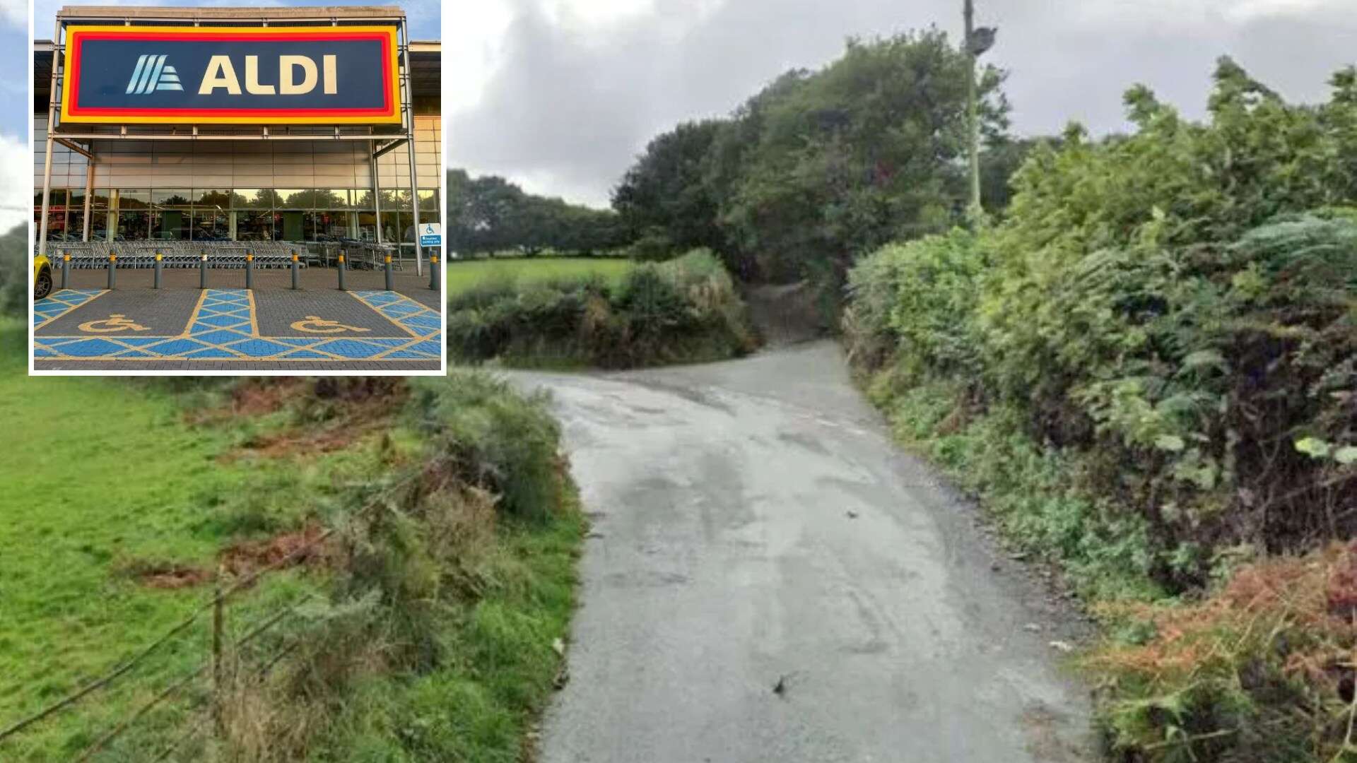 We live by bizarre 'ghost Aldi' - confused lorry driver blocked our street