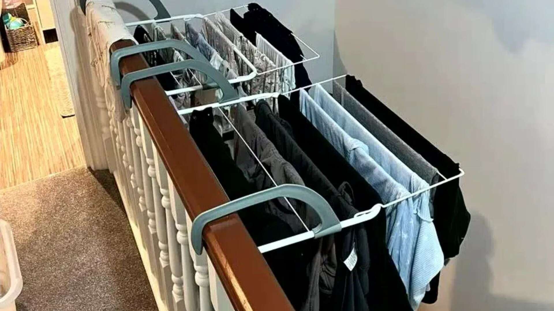 My £4 B&M buy is a saviour for drying clothes in winter - it takes up NO space